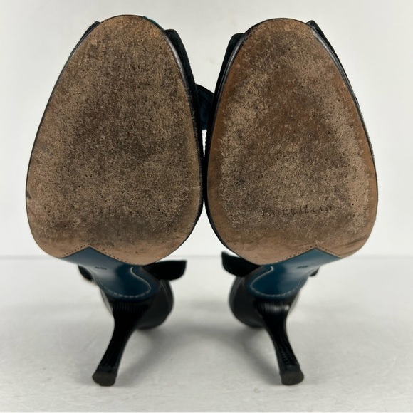 💕Cole Haan Elegant Black Women's Slingback Heels 8 - Picture 7 of 9